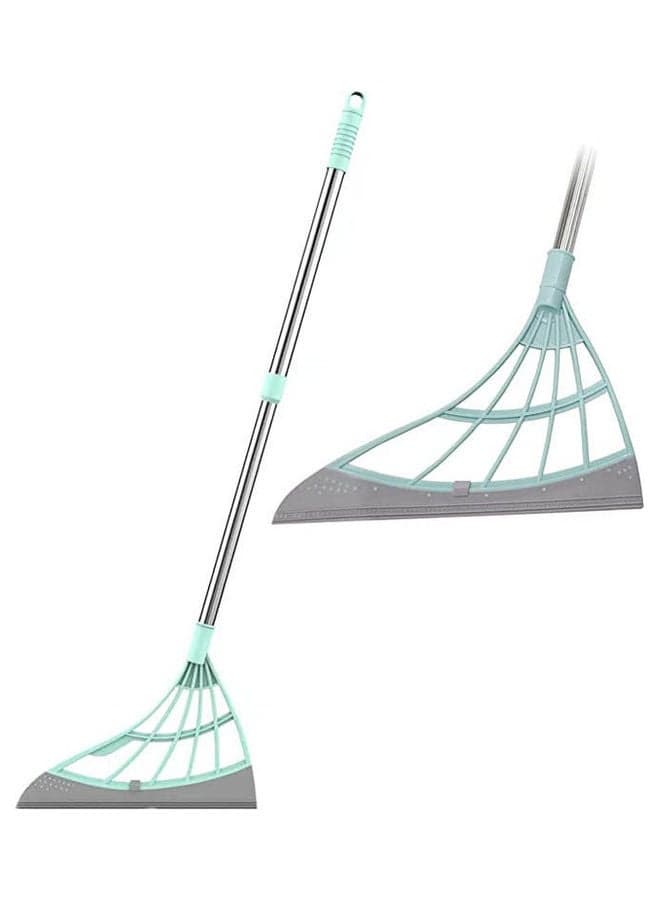 Multifunction Magic Broom Sweeper Silver Wet Mops