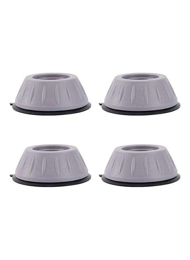 4Pcs Machine Wash Pads Anti-Shake Non-Slip Non Slip Noise Reduction Machine Blocking Grey Bath Ensembles