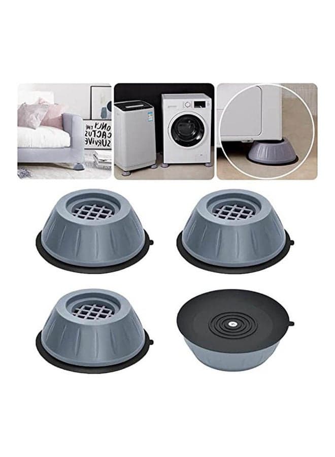 4Pcs Anti Vibration Pads For Washing Machine And Dryer Shock Grey
