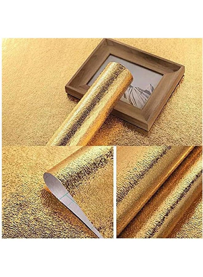 Thermal Roll Adhesive Wall Protector Ceramic Fat Gold 60cm Wall Stickers & Murals