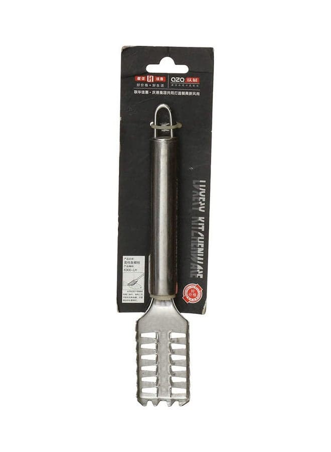 Stainless Steel Fish Peeler Silver