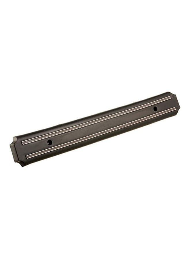 Stainless Steel Magnetic Knives Holder Black 35 x 5cm