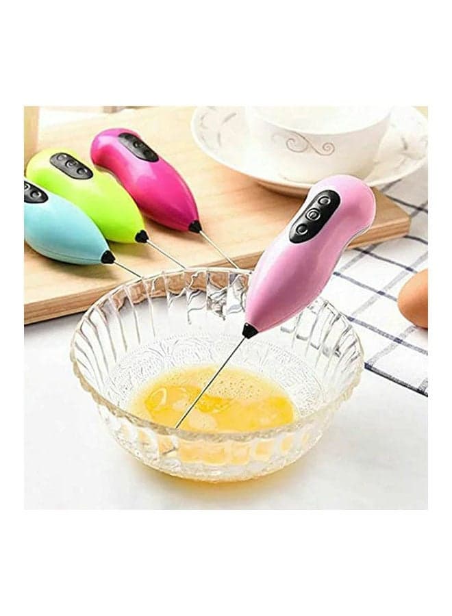 Handheld Mini Electric Milk Frother,Coffee Chocolate Whisk Mixe Green