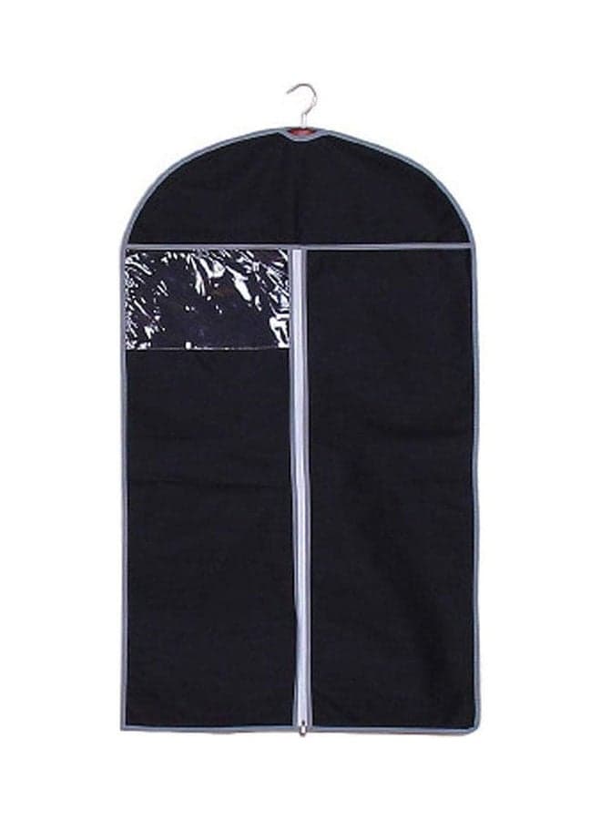 Clothes Protector Bag Dust Proof Suit Cover Hanging Black 100 X 60cm Closet Systems