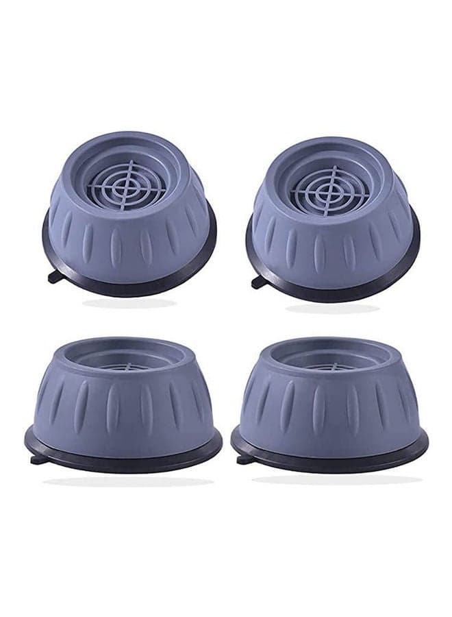4 Pcs Washing Machine Support,Washing Machine Stabilizer Mat Anti-Vibration Grey Washing Machine Pads