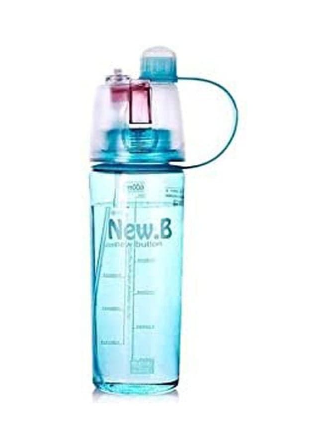 Sport Water Bottle Spray Blue 600ml