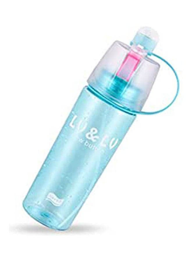 Fashion Style Spray Water Bottle For Sport Cycling Bike Hiking Blue 400ml