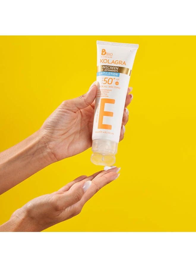 Kolagra Sun Lotion Spf50+ White 120ml Sunscreen (٣)