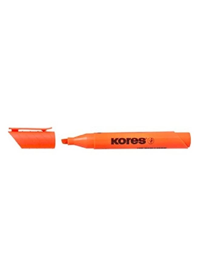 High Liner Plus Chisel Nr:36004 Orange Stationery Highlighters (3)