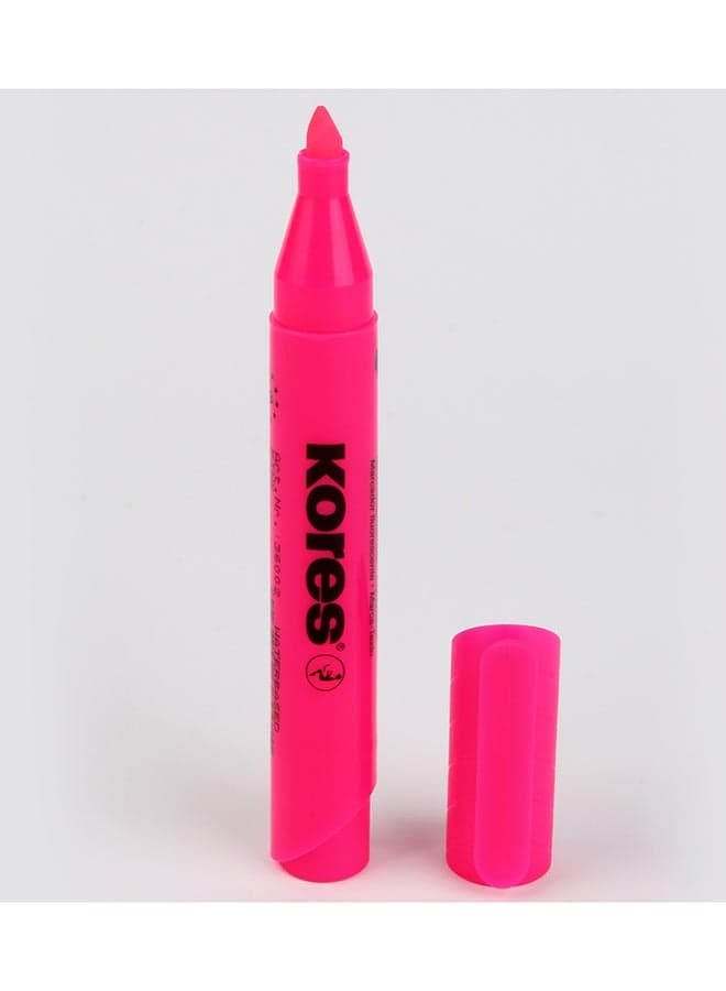 High Liner Plus Chisel Nr:36002 Pink Stationery Highlighters (5)
