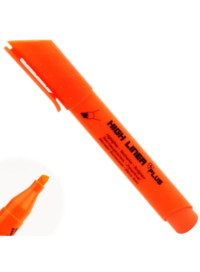 High Liner Plus Chisel Nr:36004 Orange Stationery Highlighters