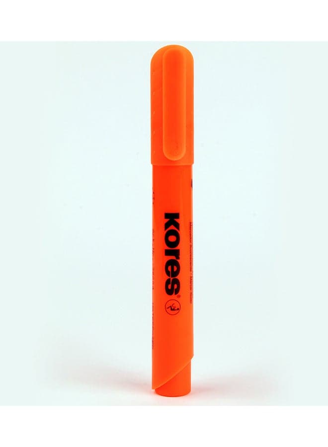 High Liner Plus Chisel Nr:36004 Orange Stationery Highlighters (4)