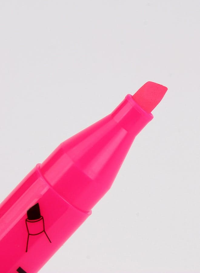 High Liner Plus Chisel Nr:36002 Pink Stationery Highlighters (5)