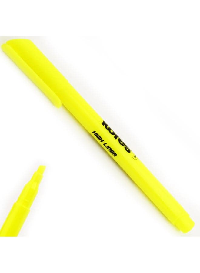 Highliner Fine Yellow Stationery Highlighters (٣)