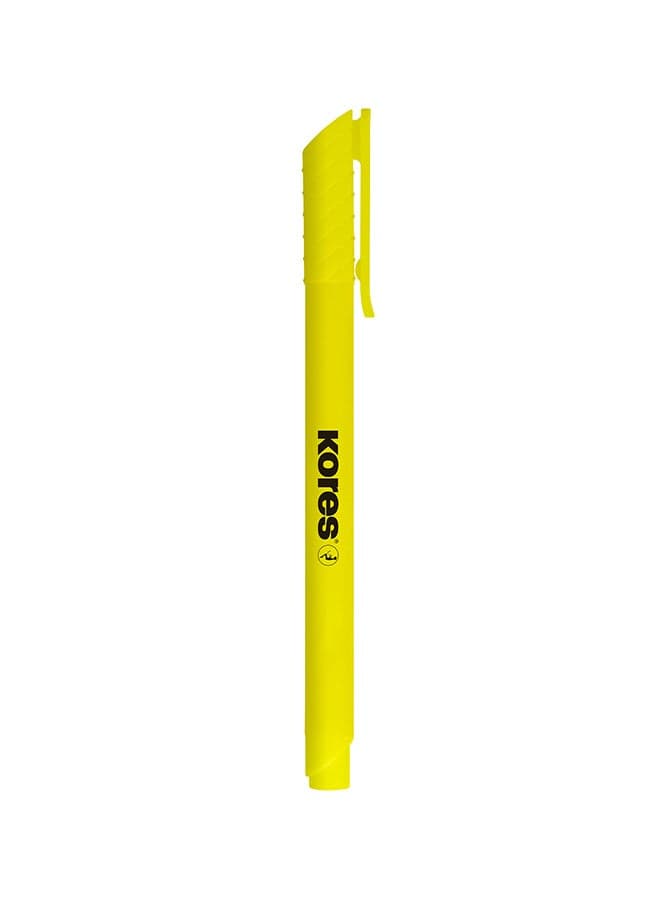 Highliner Fine Yellow Stationery Highlighters (٤)