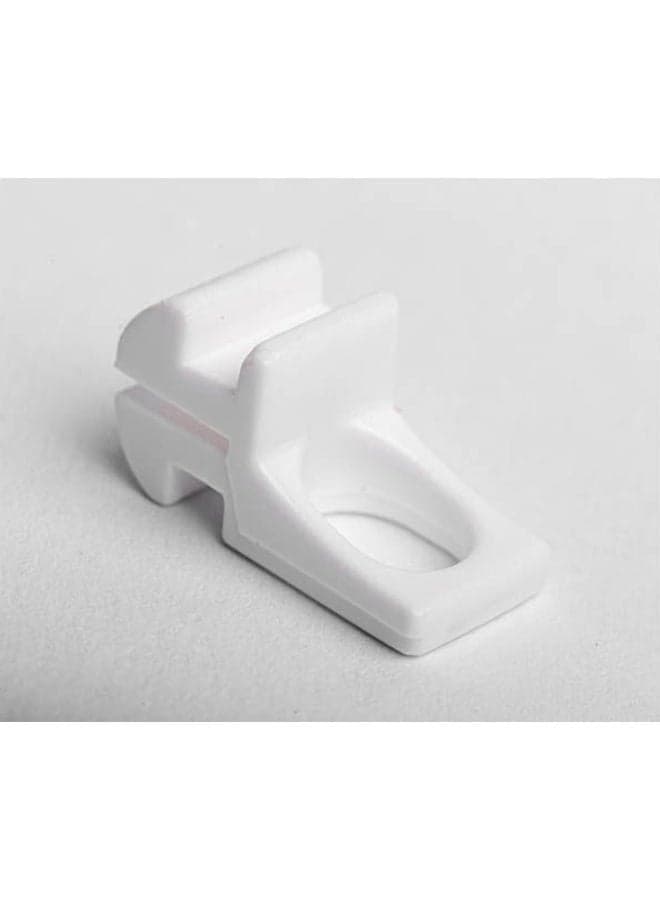 Plastic fine gliders White Drapery Hardware (3)