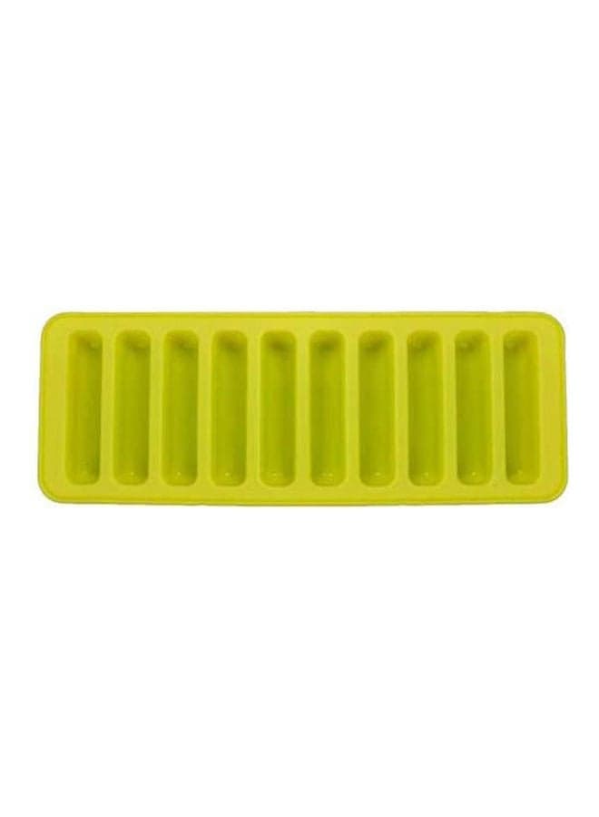Silicone Cylinder Ice Cube Tray Pudding Jelly Chocolate Mold Maker Yellow