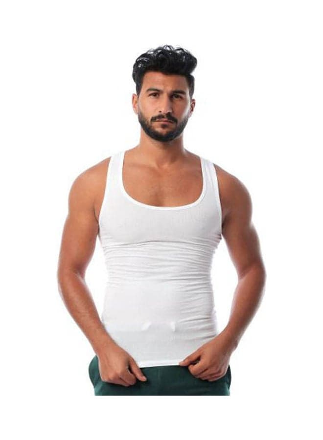 Undershirts Cotton Stretch White Men's Undershirts