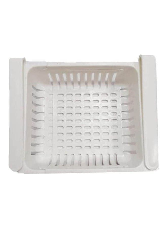 Expandable Plastic Fridge Drawer - 1 Piece Multicolor 28x16cm