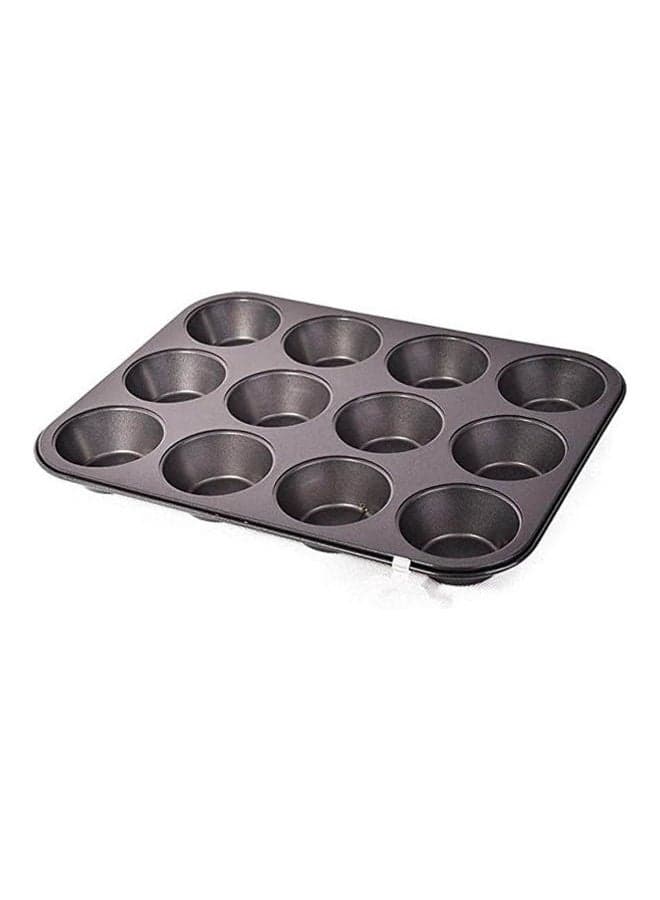 Muffins Pan Backform Black