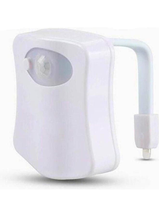 Toilet Night Light, 8 Colors Changing Bathroom Led Toilet Bowl Night Light Grey Toilet Lid & Tank Covers