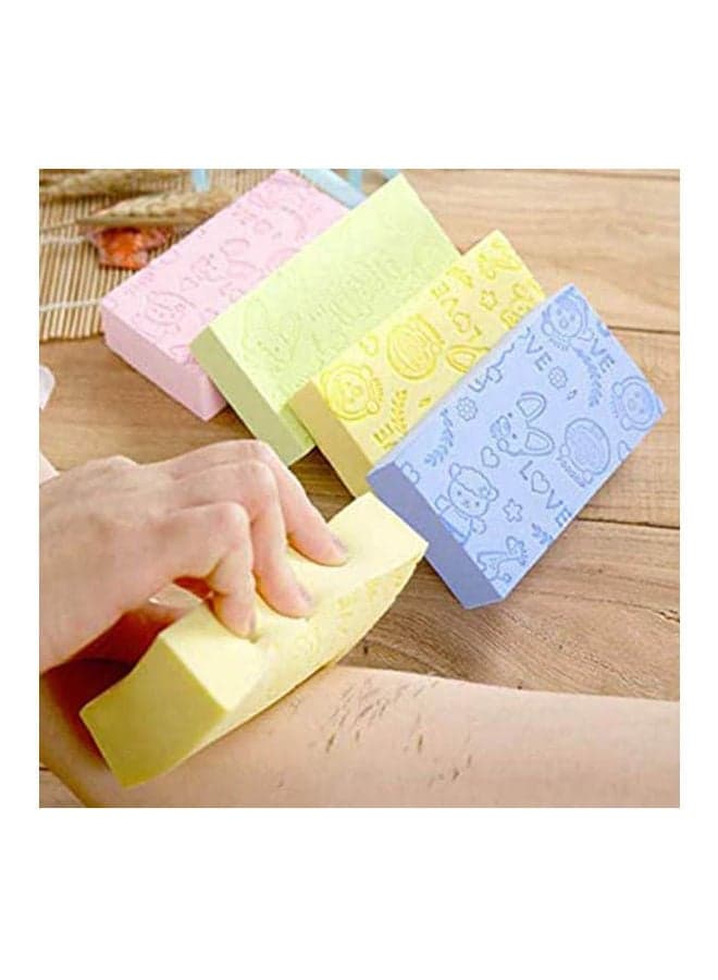 3Pcs Ultra Soft Exfoliating Sponge Shower Brush Gentle Exfoliation Improve Skin'S Health And Beauty Wet Or Dry Brushing Back Scrubber For Shower Multicolour Body Scrubs & Exfoliators