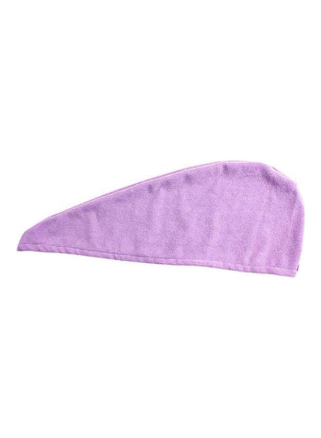 Quick Dry Hair Bathing Towel Purple Bath Towels