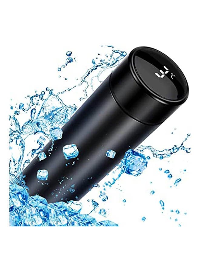 Thermos Mug Smart Temperature Water Cup Black