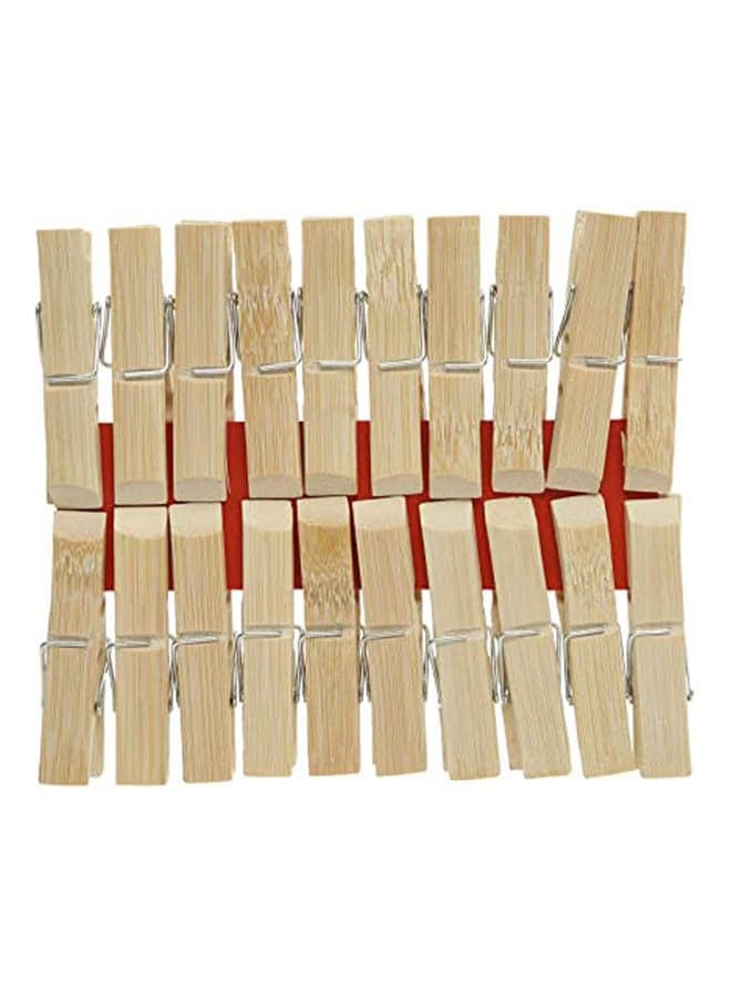 Wooden Clips Beige Kitchen Accessories