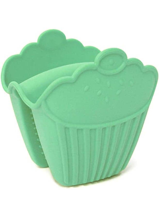 Silicone Heat Resistance Pot Holder Mint Green 20x15cm
