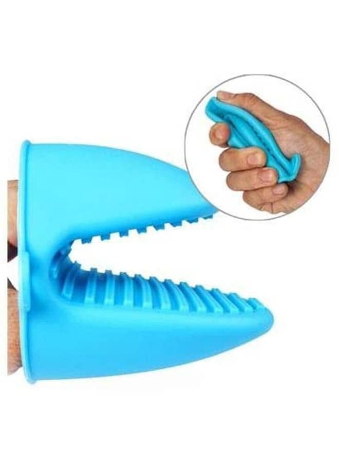 Silicone Heat Resistance Pot Holder Turquoise 20x15cm