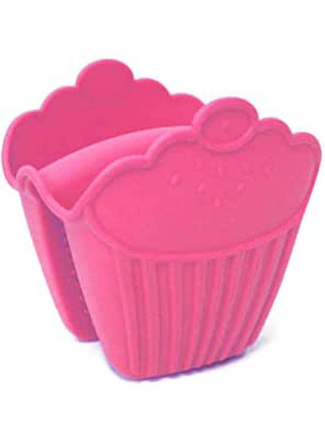 Silicone Heat Resistance Pot Holder Pink 20x15cm