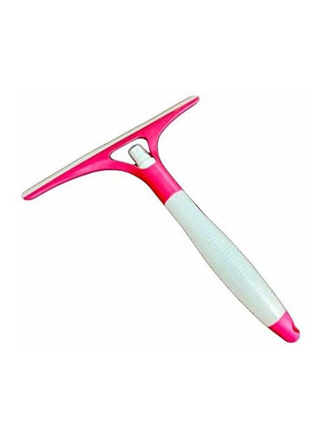Plastic Glass Swab With Sprayer Pink Squeegees