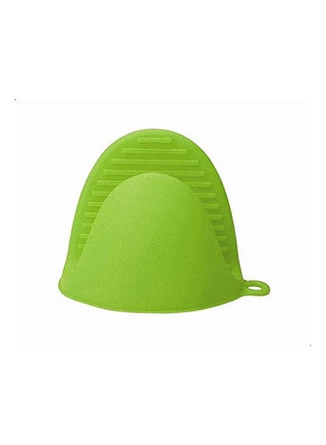 Kitchen Silicone Cake Bakeware Gloves Short Finger Hand Clip Green Kitchen Utensils & Gadgets
