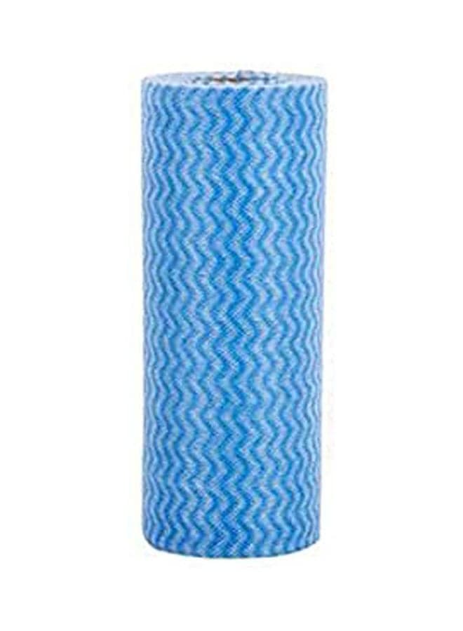 50Pcs/Roll Environment Friendly Disposable Cloth Kitchen Cleaning Non-Woven Fabric Dish Towel Cloth Kitchen Cleaning Tools Blue
