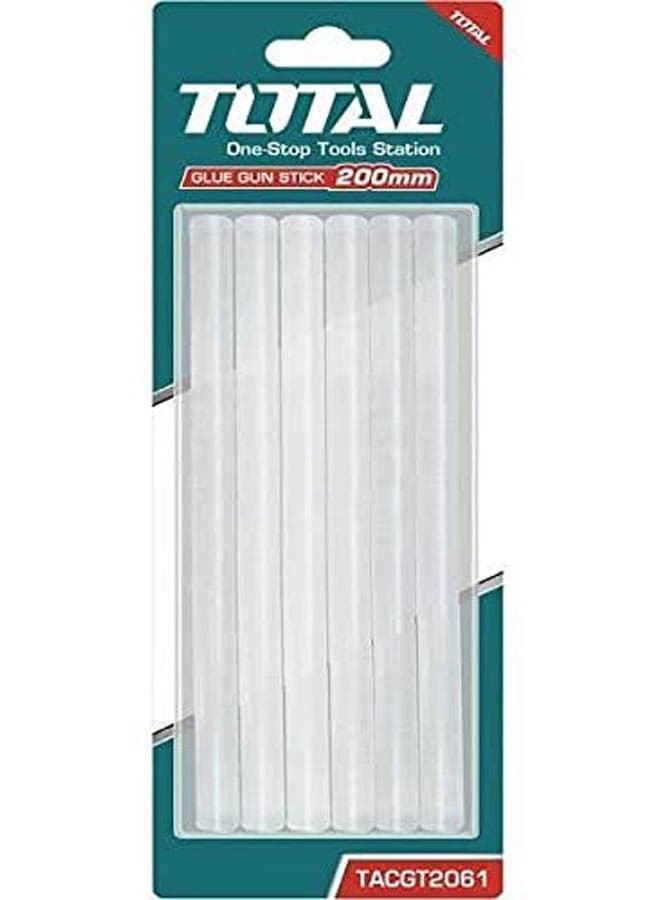 Glue Gun Stick 6X200Mm - Tacgt2061 White Adhesives, Sealers and Tapes