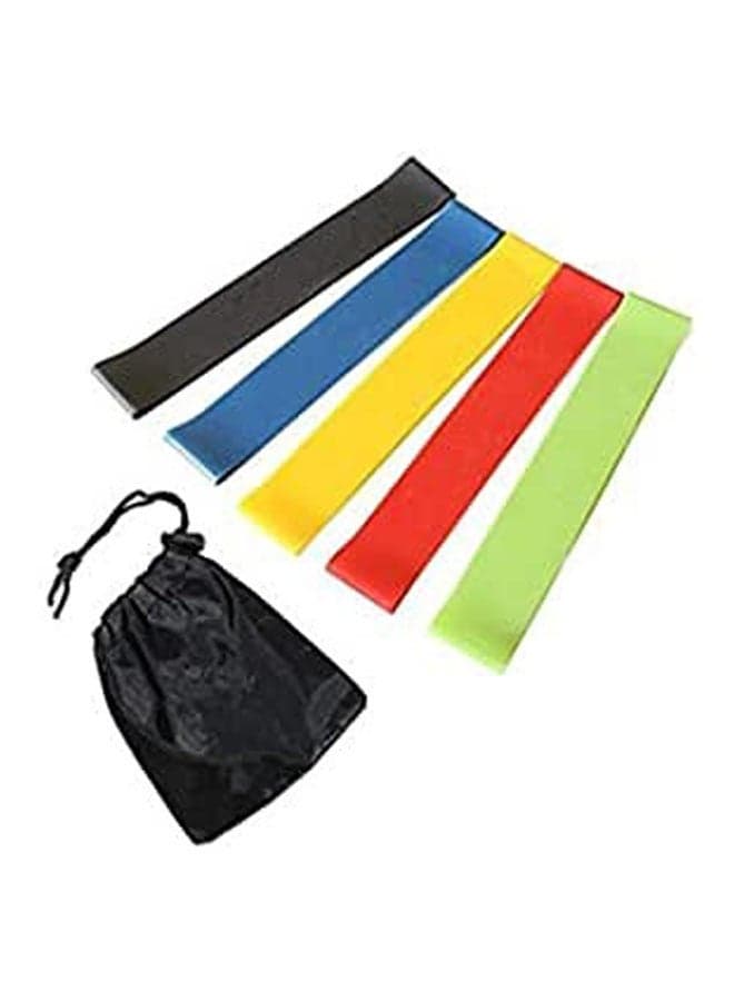 Set Of 5 Loops Exercise Resistance Bands