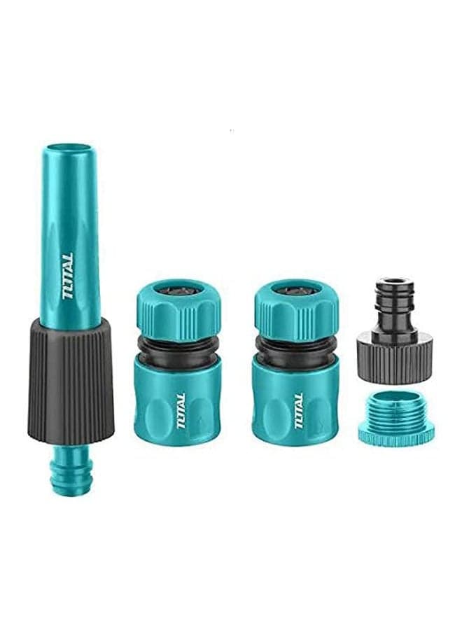 5Pcs Garden Spray Gun Hose Connection Set Blue/Multicolour Pressure Washers
