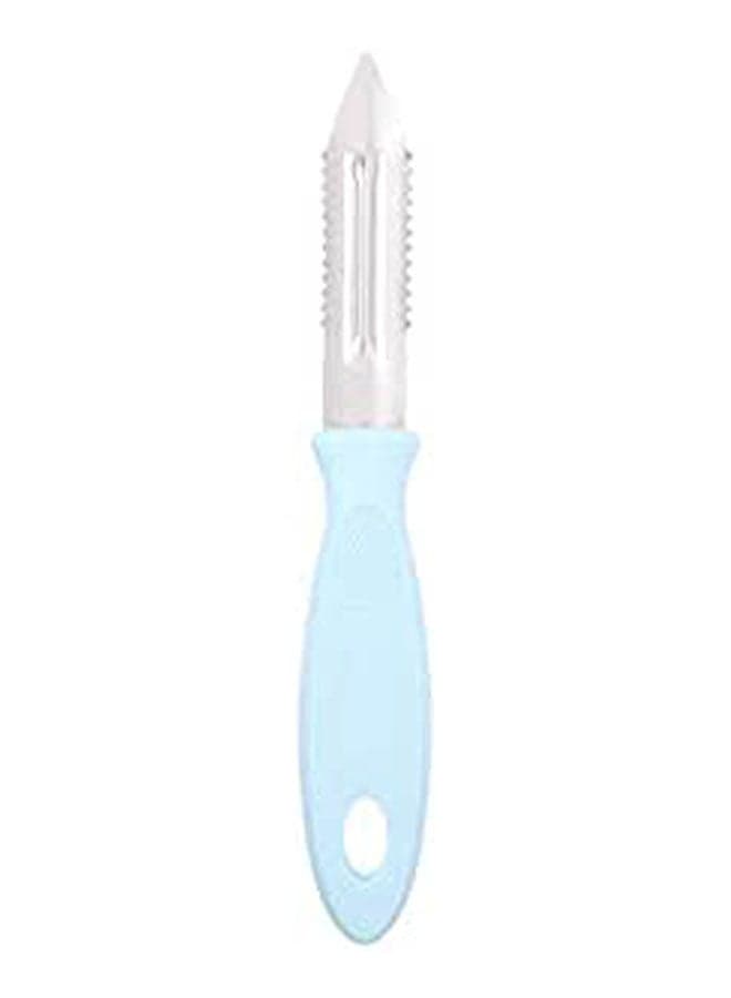 Stainless Steel Corer And Peeler With Plastic Handle Sky Blue