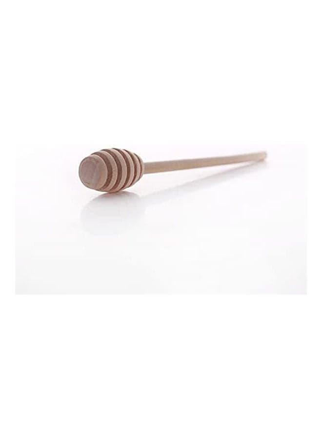 Wooden Honey Spoon Beige