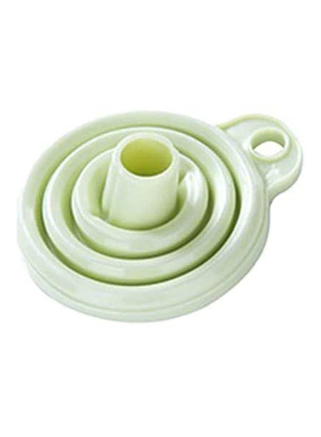 Food Grade Silica Gel Folding Funnel Green