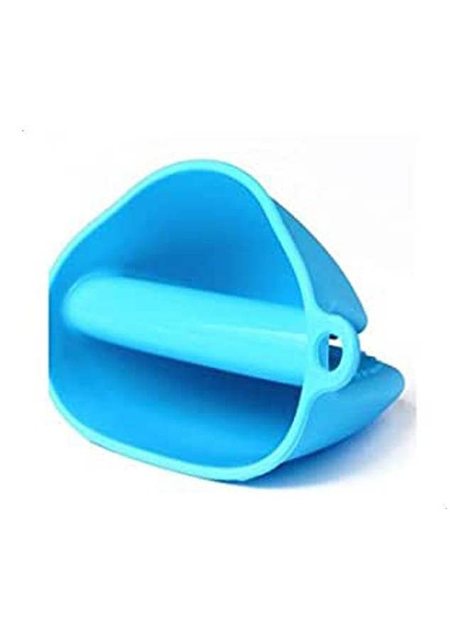 Cake Bakeware Heat Resistant Silicone Oven Glove Short Finger Hand Clip Oven Mitt Convenient Pot Holder[Blue] Blue Baking Tools & Accessories