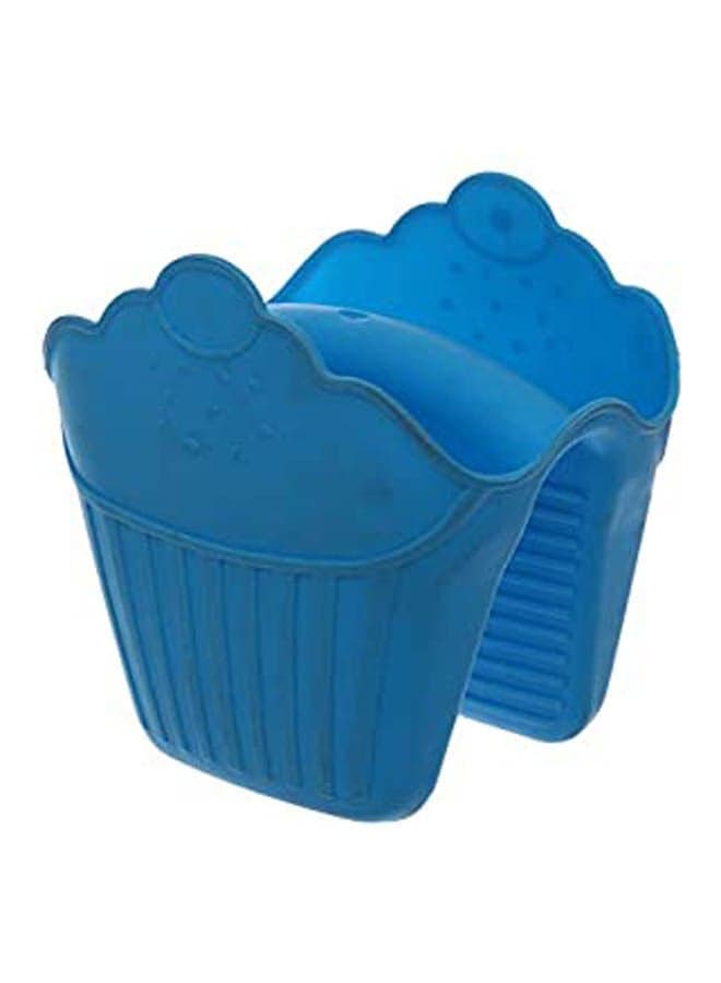 Silicon Oven Mitt Blue