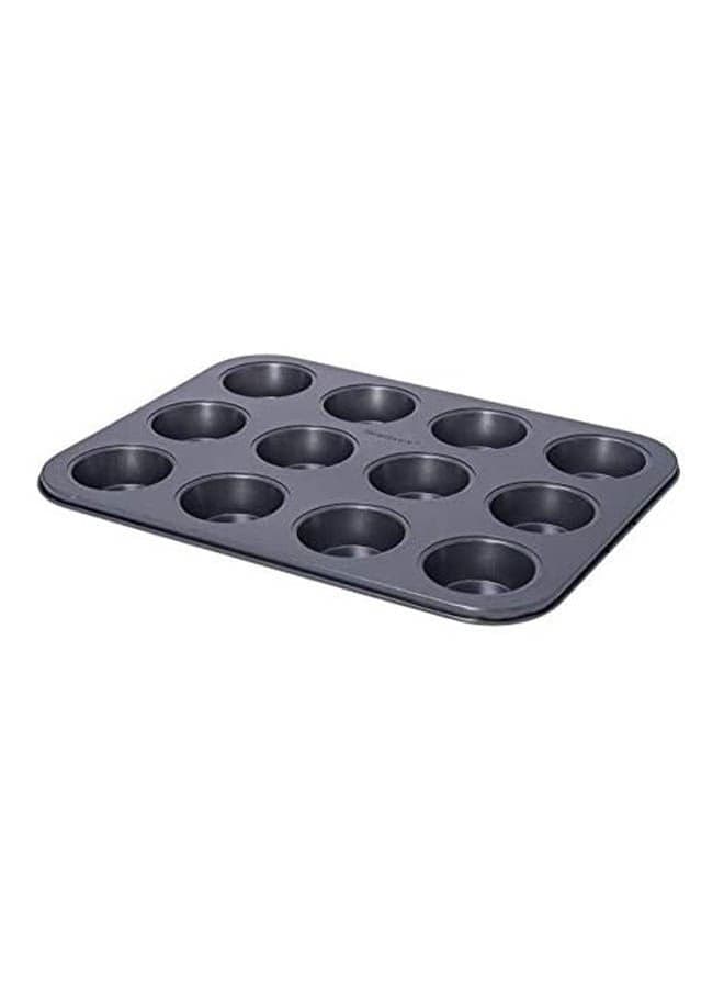 Grip Muffins 12 Cup Black