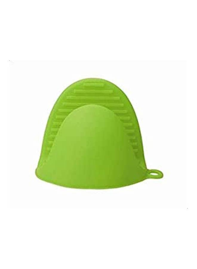 Heat Resistant Mitts Glove Grip Oven Pot Holder Green