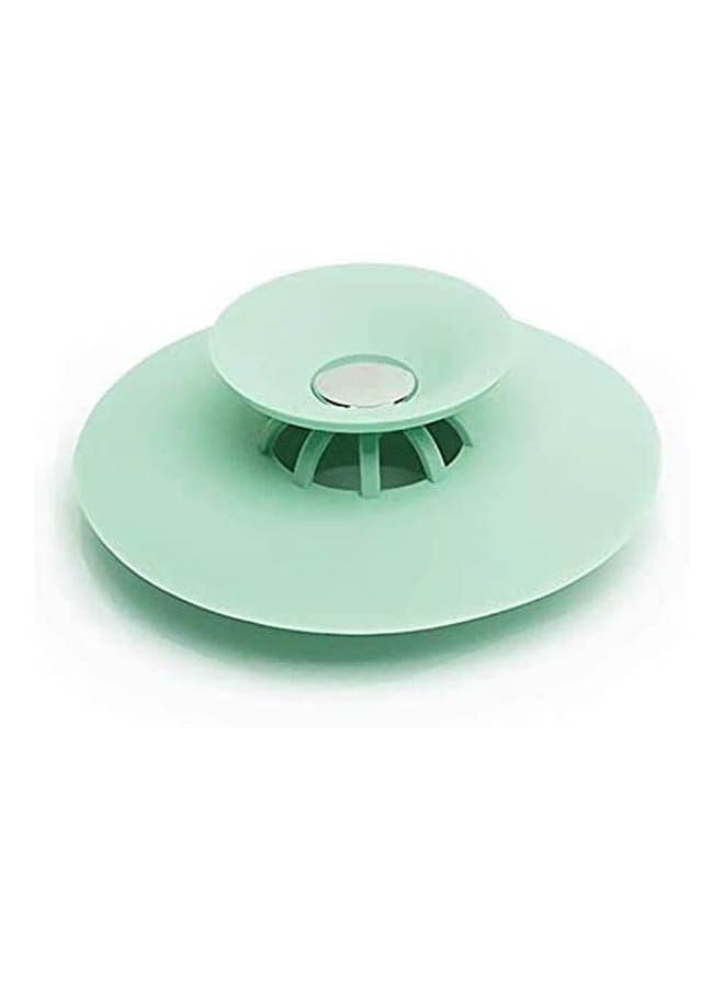 Shower Drain Stopper Floor Drain Rubber Circle Silicone Green Colanders & Food Strainers
