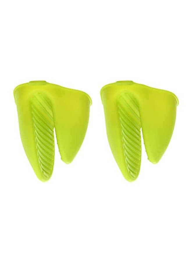 Silicon Pot Holder Set Of 2 Pieces Green