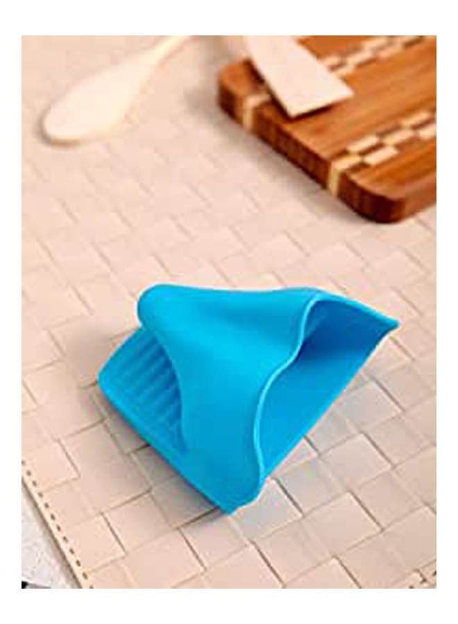 Silicone Grip For Carrying Utensils Easily Blue