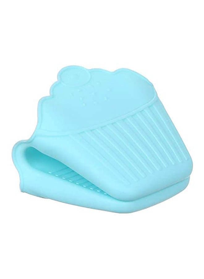 Silicone Patterned Pot Holder For Kitchen Pots Blue