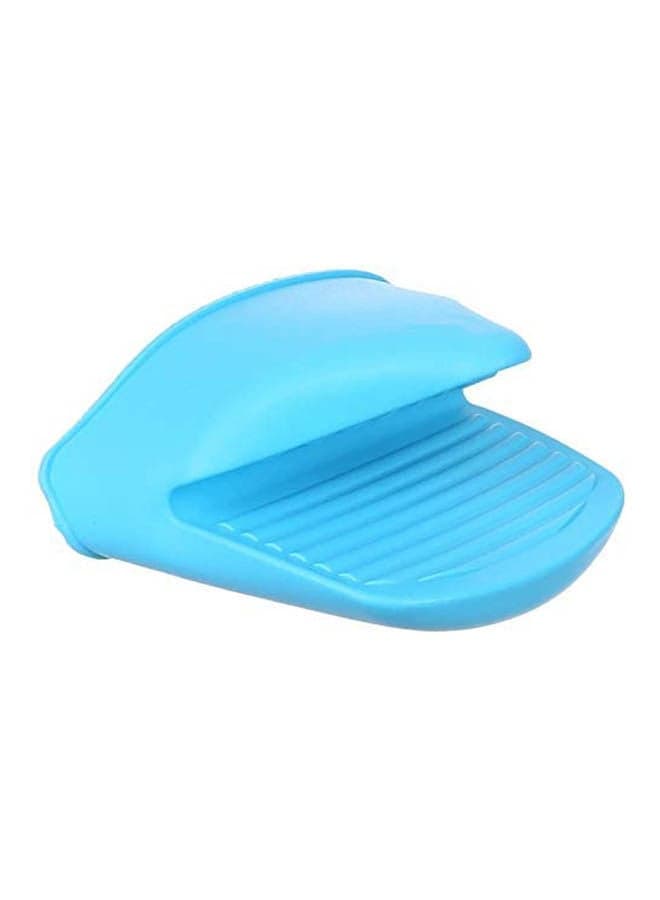 Silicone Patterned Pot Holder For Kitchen Pots Blue